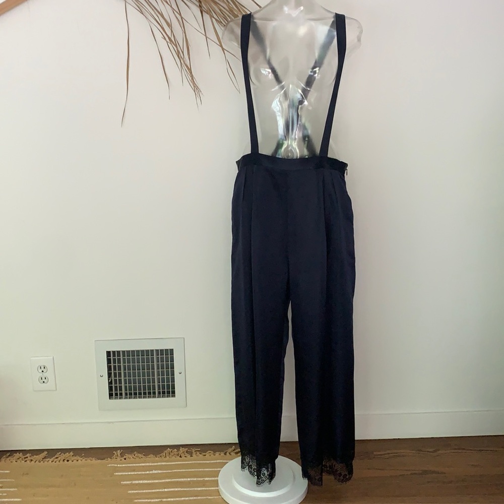 Silk Navy jumpsuit
